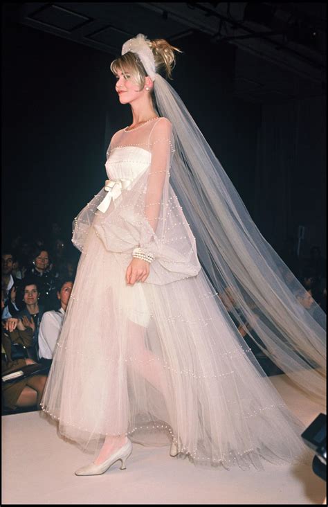 chanel couture 1989|famous Chanel brides.